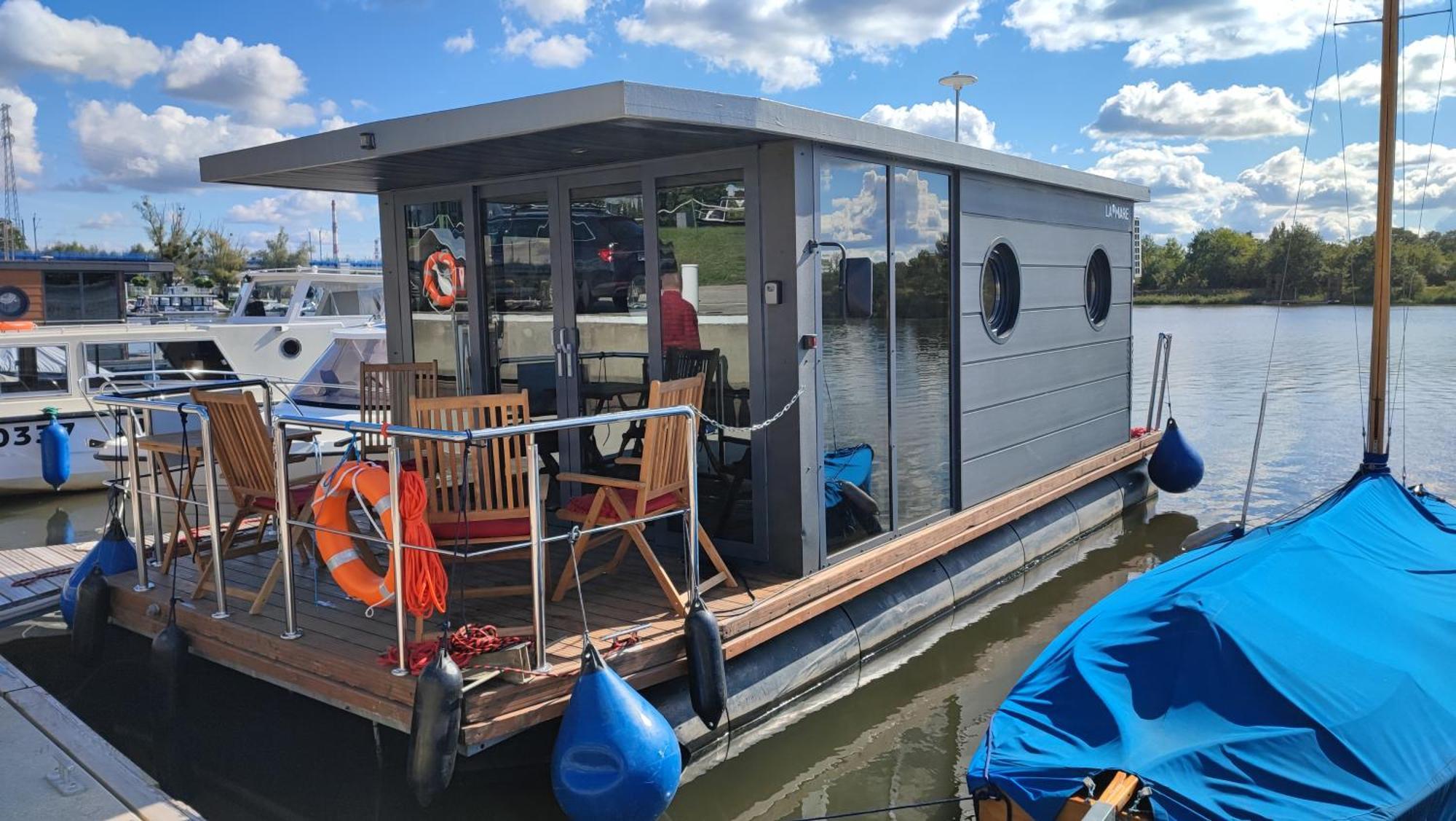 דירות ורוצלב Houseboat Water Boy Apartament Plywajacy Dom Na Wodzie Lodz מראה חיצוני תמונה